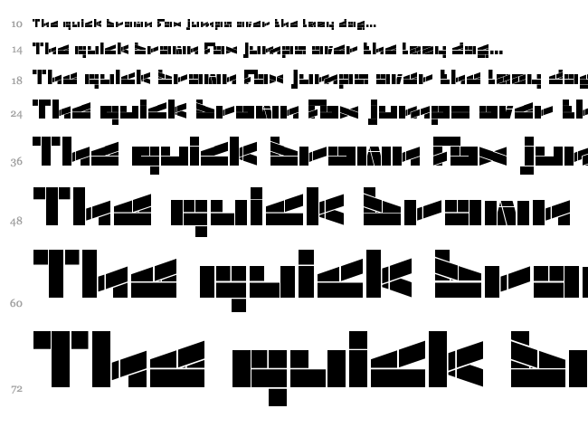 Bill Gates Windows font waterfall